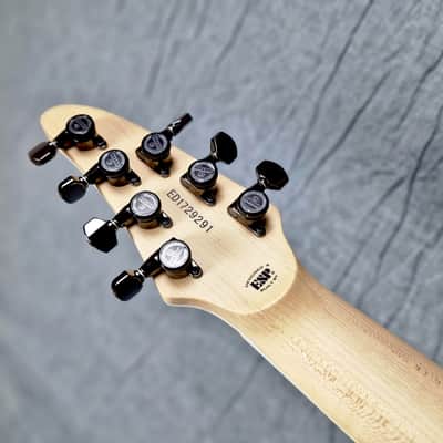 Edwards ESP E-HR-III NT7 QM/M see through Black 7string! image 13