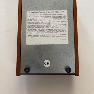 Moog Moogerfooger MF-102 Ring Modulator Mod Guitar Effect Pedal + Power Supply image 6