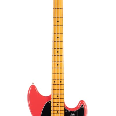 Fender American Professional Classic Mustang Bass Faded Dakota Red (042) image 6