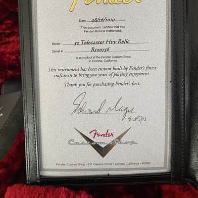 Fender Custom Shop '52 Reissue Telecaster Relic image 11