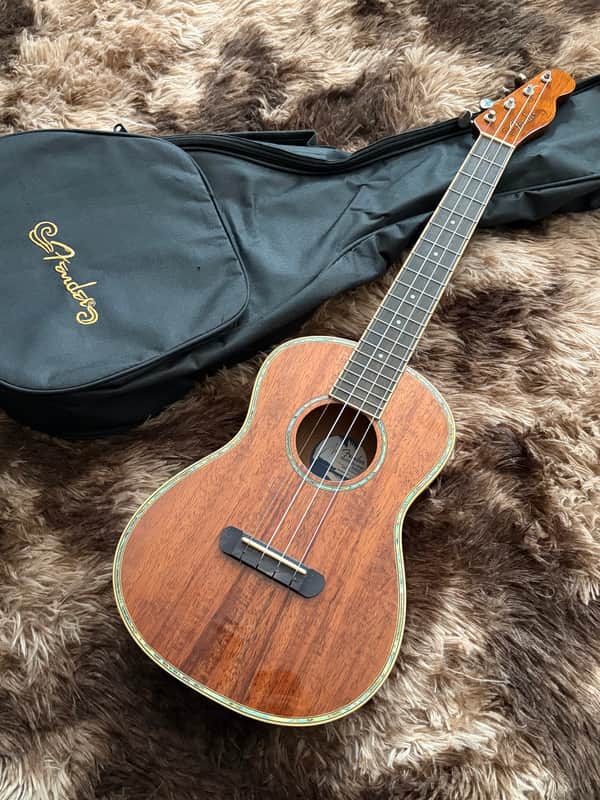 2019 Fender Montecito Tenor Ukulele California Coast Series V1 - Natural image 1