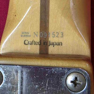Fender Japan TL72-65 N Serial Fujigen 1990's Electric Guitar image 8