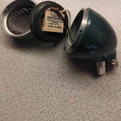 Shure Vintage Harmonica microphone Green Bullet/ Controlled -Magnetic element - Blue Hammerlack image 6