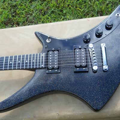 Early 80's Guild X-79, Original, Beautiful Black Metallac, Great Cond, OHSC! image 6