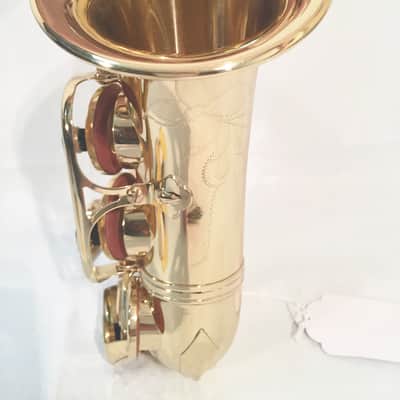 Musikwerks Curved Bb Soprano Saxophone in Gold Lacquer-New-w/Case and Extras! image 5