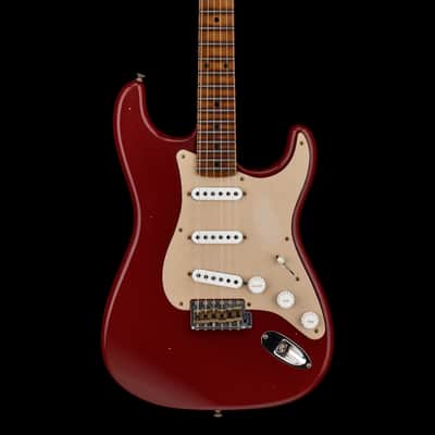 Fender Custom Shop Limited Edition 1954 Roasted Stratocaster Journeyman Relic - Cimarron Red #0482 image 3