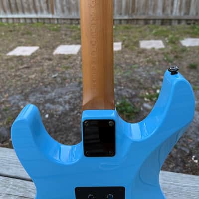 Dean MD24 Floyd Roasted Maple 2021 - Vintage Blue image 14