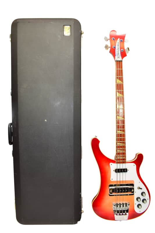 2005 Rickenbacker 4003 4-String Electronic Bass Guitar, JetGlo w/ Case - Previously Owned image 1