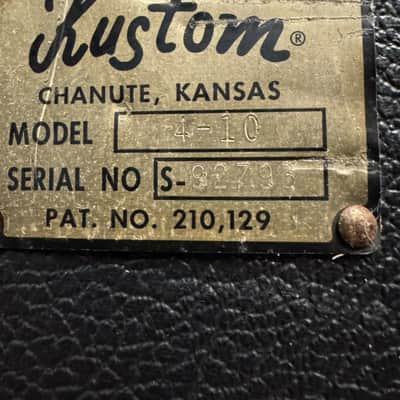 Kustom Model 4-10 Speaker Cabinet Duo image 3