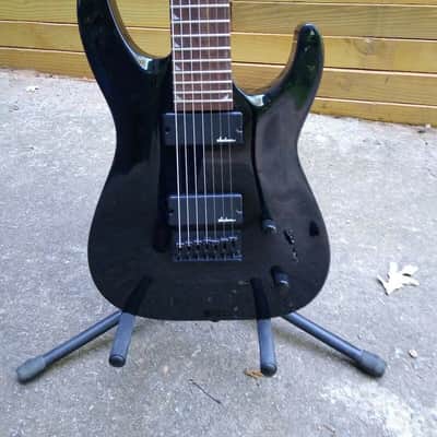 JACKSON JS22-7 Dinky Arch Top 7-String Electric Guitar / Gloss Black / Mint ! image 1