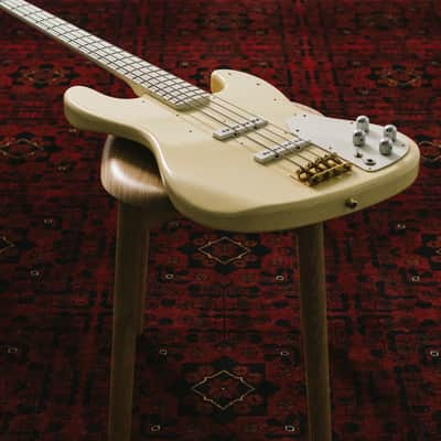 🇯🇵 1989 Fender Order Made JB75-900 Jazz Bass, Fully Painted White, Matching Headstock, Gold Hardware, FujiGen image 11