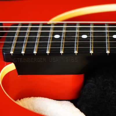 Steinberger GM5T 1987-88 Newburgh USA RED w/Transtrem System imagen 21
