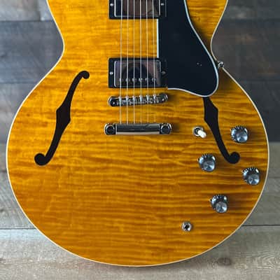 Gibson ES-335 Figured Top Semi Hollow- Honey Amber 211460342 image 7