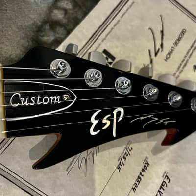 ESP  Super V  George Lynch Custom Shop BRAHMA 2006 - STBC See Thru Black Cherry Rare ! image 9