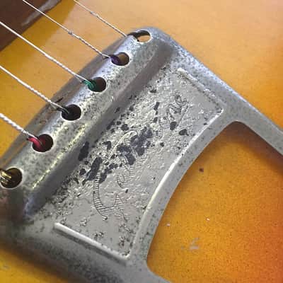 Gallotone Champion 1959 Sunburst John Lennons First Guitar image 12
