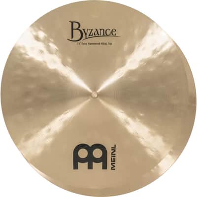 Meinl Byzance Traditional Extra Hammered Hi Hat Cymbals 15" image 1