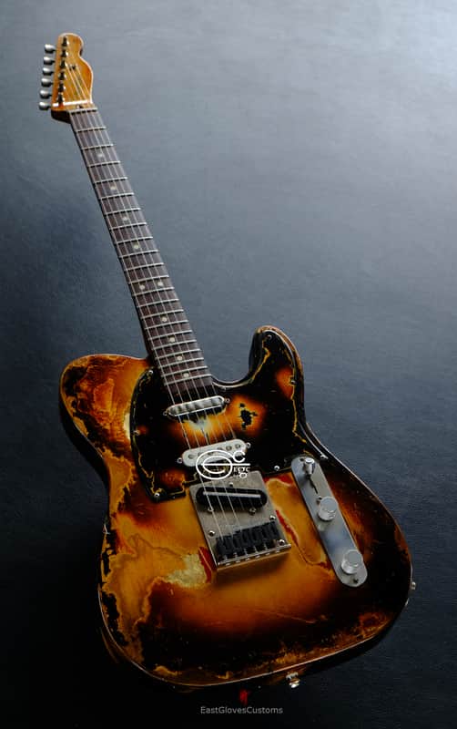 Fender Telecaster Nashville Deluxe Series Copper Gold with Gold Leaf ONE-OF-A-KIND Heavy Aged Relic image 1