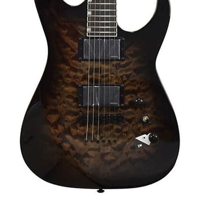 ESP LTD JM-II Josh Middleton Black Shadow Burst image 1