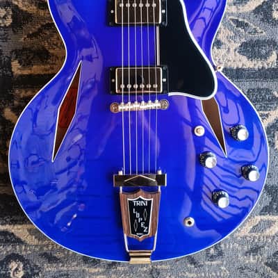Gibson Trini Lopez Custom Shop 1964 Figured Top 2024 - Viper Blue image 3
