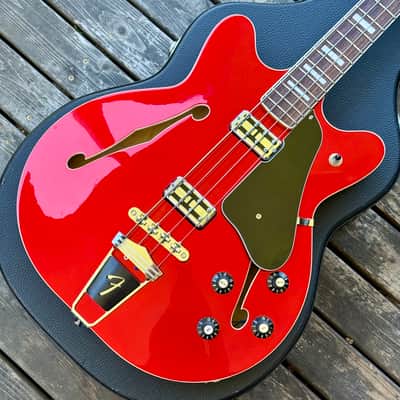 Fender Modern Player Coronado Bass 2014 - Candy Apple Red image 1
