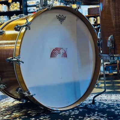 VINTAGE 1970's Ludwig Hollywood Outfit in Natural Mahogany - 14x22, 8x12, 9x13, 16x16 image 15