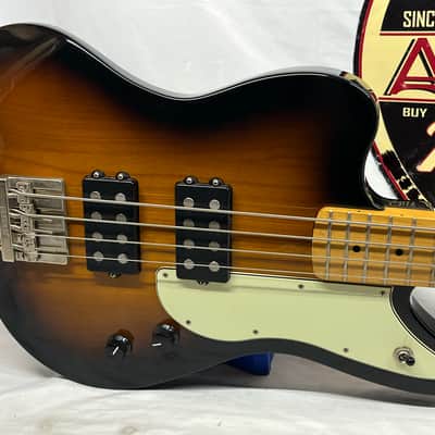 Fender Pawn Shop Reverse Jaguar 4-String Electric Bass MIM - Made in Mexico - 2-Color Sunburst image 2