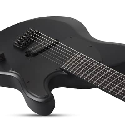 Schecter PT-7 Electric Guitar. MS Black Ops Satin Black Open Pore image 4