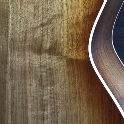 Taylor Custom Grand Auditorium Figured Walnut Acoustic-Electric Guitar | Shaded Edgeburst | ES2 Electronics image 9