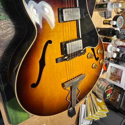 1957 Gibson ES-175D Hollow Body Electric Guitar Sunburst ! image 13