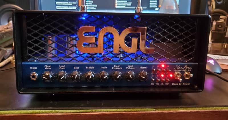 Engl E658 Steve Morse Signature 20 2-Channel 20-Watt Guitar Amp Head 2024 - Present - Blue / Black image 1