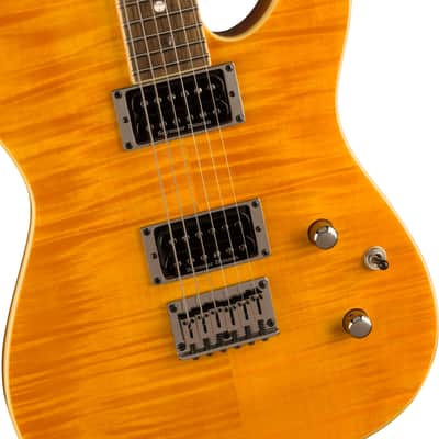 Fender Special Edition Custom Telecaster FMT HH with Laurel Fretboard 2019 - Present - Amber image 3