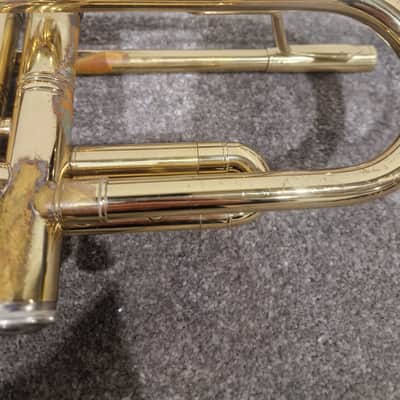 Elkhart Series 2 Vintage Brass Trumpet - Well-Preserved Craftsmanship - Good w/ Hard Case image 4