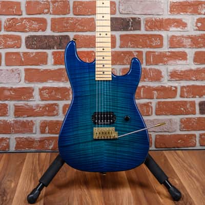 Charvel USA Custom Shop San Dimas Custom Flame Maple Top Chlorine Burst 2006 w/OHSC image 4