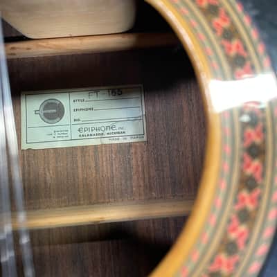 Epiphone FT-165 1971-1980 - Natural - Non Functioning image 6