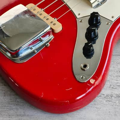 1970's Cimar (Ibanez) '75 Reissue Jazz Bass (Torino Red) image 3
