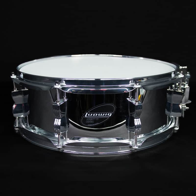 Ludwig 14" x 5" Accent Steel/Chrome-Plated Snare Drum image 1