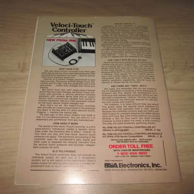 Polyphony 2 "PAIA" Vintage Electronic Music/ Synthesizer Magazine's  -1978 & 1982 - Synthesizer Brochure/Catalog image 14