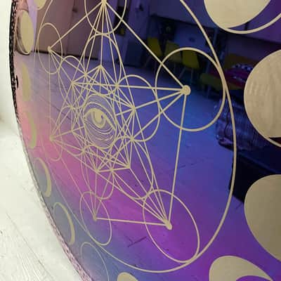 Gong 40" Anodised Nickel Steel, Metatron 2022 image 2