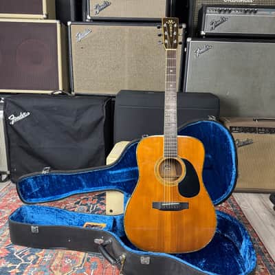 *VIDEO* TF Morris D-41 Style Dreadnought Model W-50 Solid Top - 1980's image 2