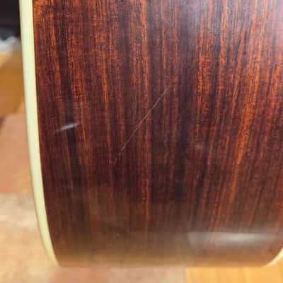 Vintage Japan 1970s S. Yairi 9110 SYairi Dreadnought Acoustic Natural - Top Splice Repair & GREAT Sound! image 14