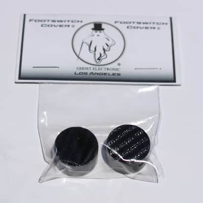 Ghost Electronic Footswitch Covers 2 Black Abyss Pedal Topper Aluminum Guitar Knob 2022 image 1