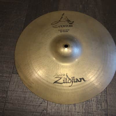 Zildjian 14" A Custom Hi-Hat Cymbals (Pair) 1991 - Present - Brilliant image 2