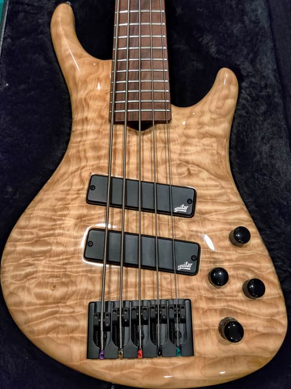 Roscoe LG-3005 5-string bass 2014 Natural/Gloss image 1