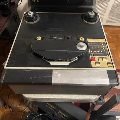 Ampex ATR-102 1/4" 2-Track Tape Machine 1970s - Black image 1
