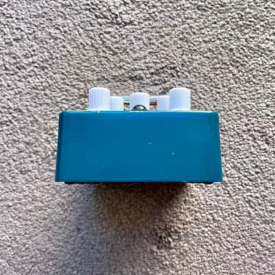 Orange Kongpressor Analog Class A Compressor Pedal 2010s - Blue/Orange Graphic image 5