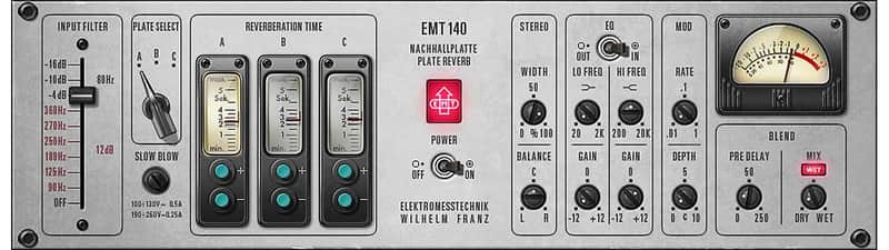 UAD EMT 140 Classic Plate Reverberator Plug-in image 1