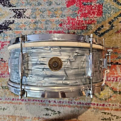 Gretsch Round Badge 14x5.5" Dixieland 6-ply Snare - Midnight Blue Pearl image 3