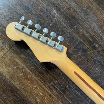 2002 Fender ST-54 95LS 1954 Reissue Stratocaster Eric Clapton Specs Vintage White V Neck prof MIJ image 11