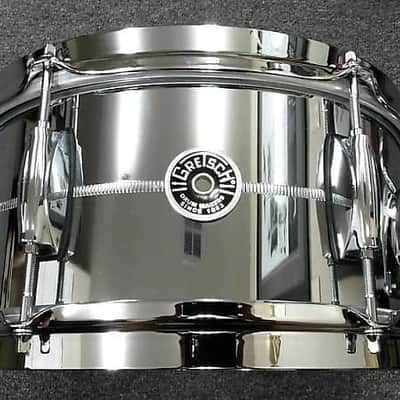 Gretsch GB4162S Brooklyn Series 6x12 Chrome over Steel Snare Drum image 1