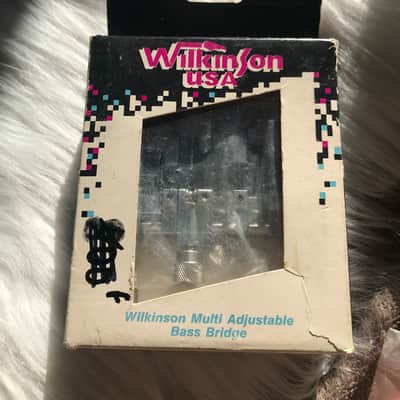 Wilkinson 4+1 5-string Conversion Bass Bridge - chrome image 3
